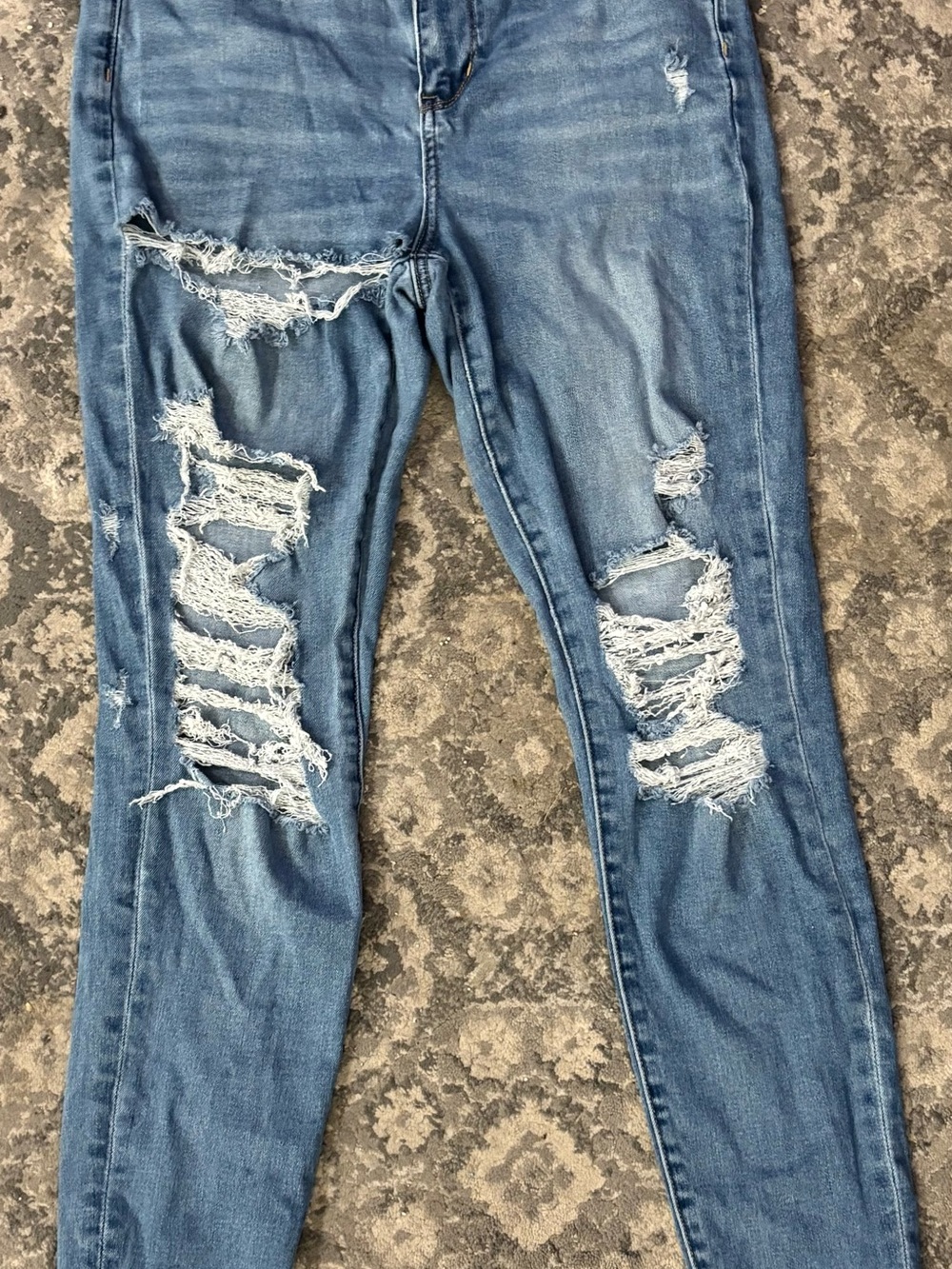 American Eagle Ne(x)t Level Stretch Ripped Jeans